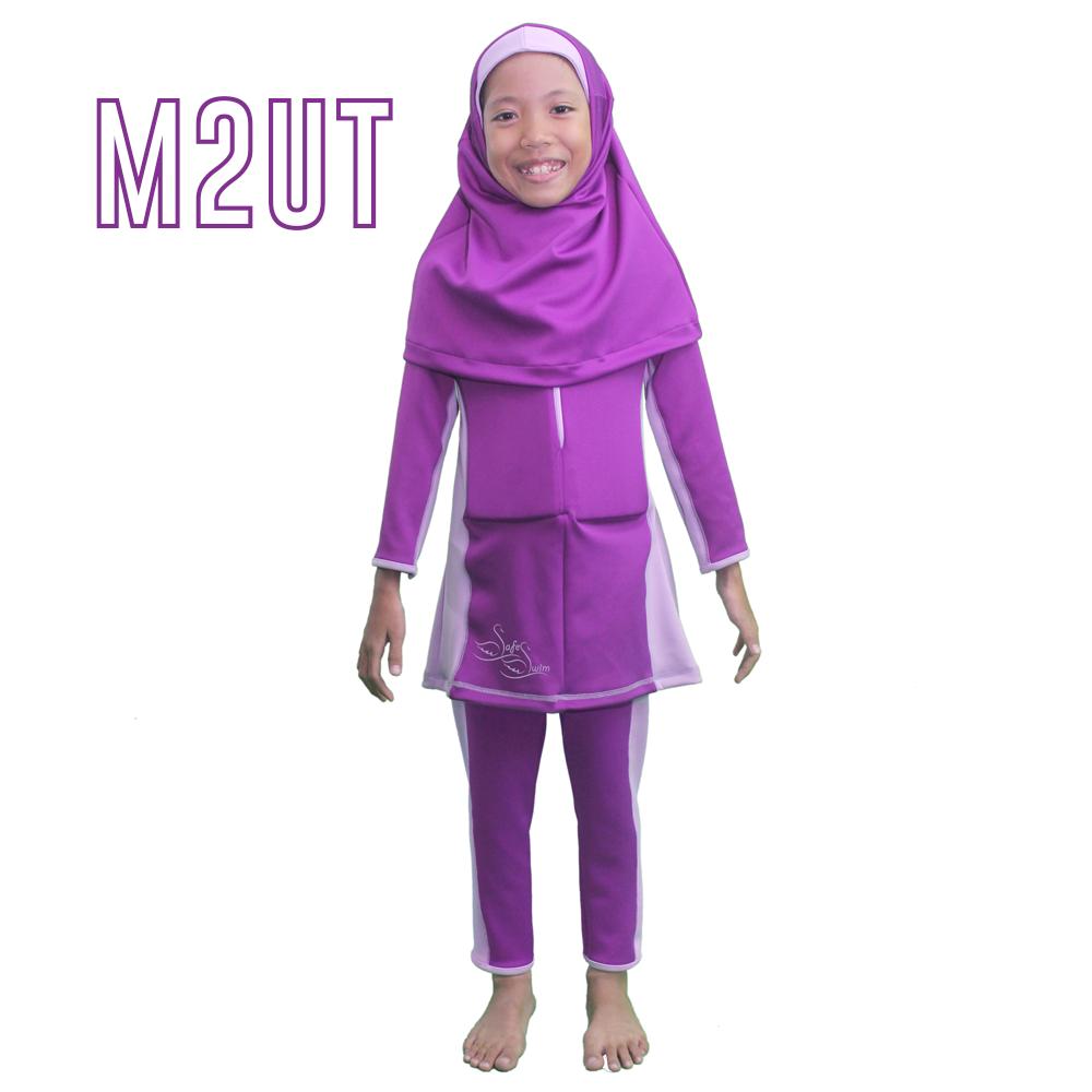 New Arrival Safe Swim Discount - Baju Renang Anak Mengapung - Renang Pelampung Muslimah - Model 2 Muslimah