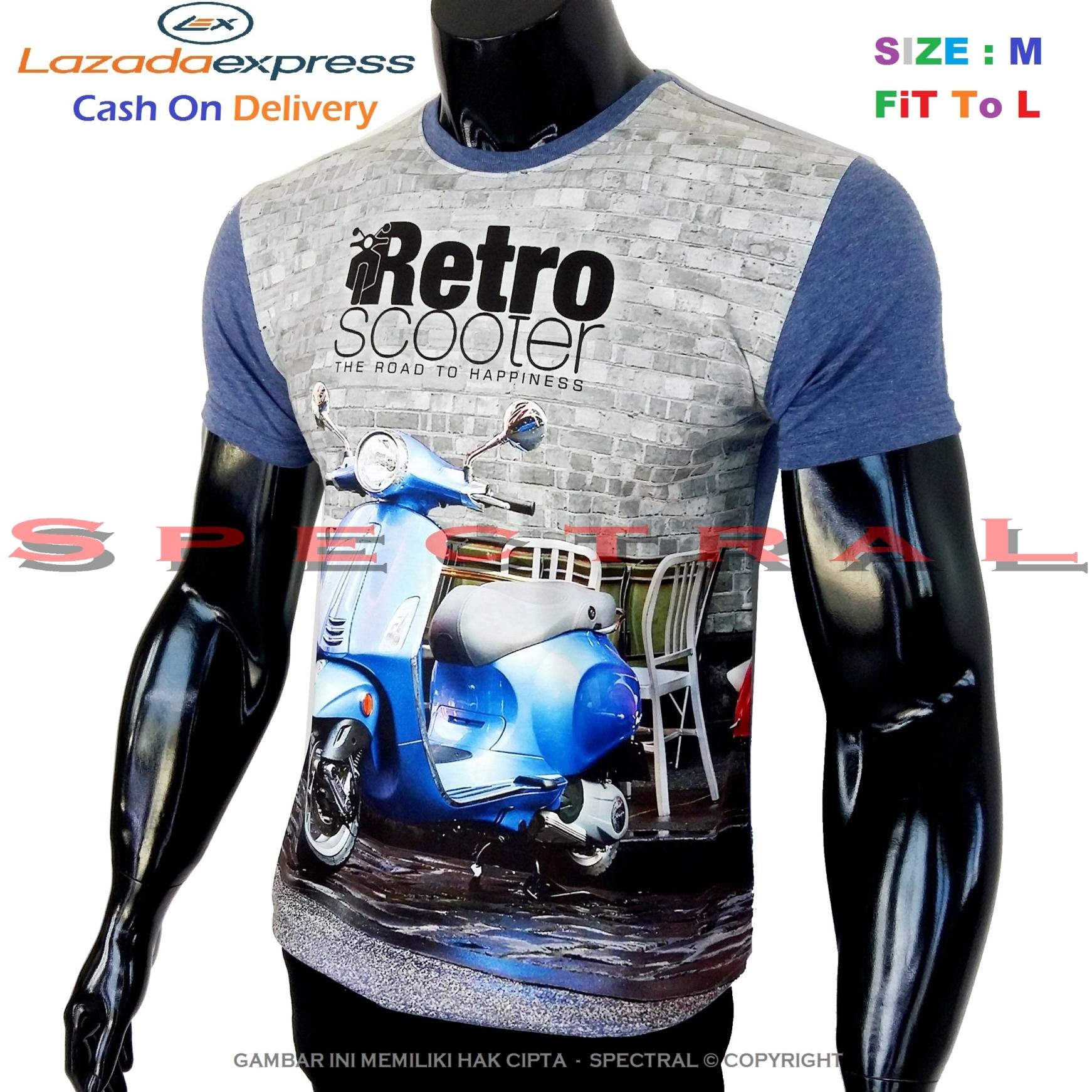 Spectral – 3D SCOOTER Kualitas HD Printing Size M Fit To L Soft Rayon Viscose Kaos Distro Fashion T-Shirt Atasan Baju Pakaian Pria Wanita Cewe Cowo Lengan Murah Bagus Keren Jaman Kekinian Jakarta Bandung Gambar Mobil Motor Vespa Skuter Otomotif Racing
