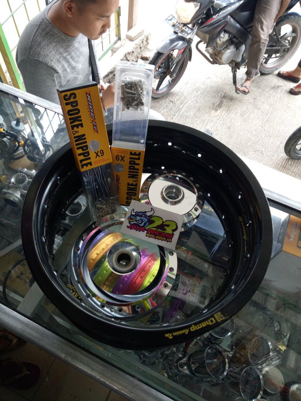 velg jari jari lebar mio smile/mio lama/mio j, ukuran velg b