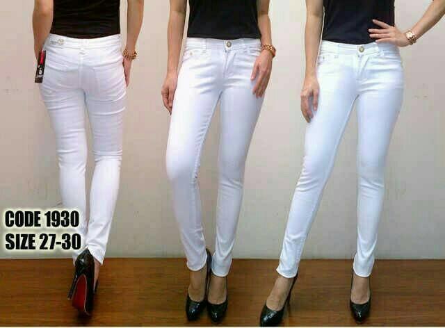 Celana Jeans Putih Model Reva Anak Jalanan