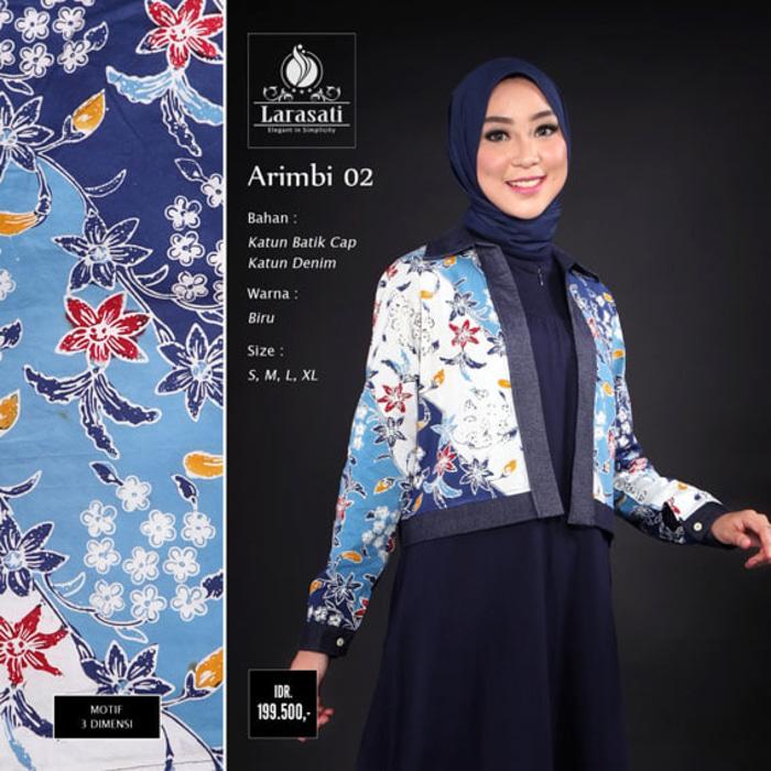 Gamis Kombinasi Batik
