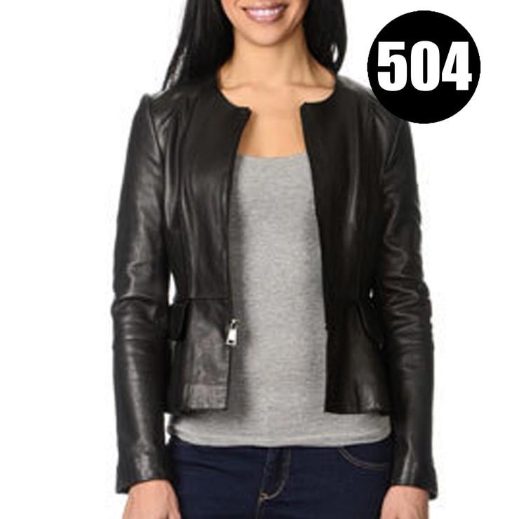 Jaket Kulit Wanita Asli Domba Garut GFJAK 504