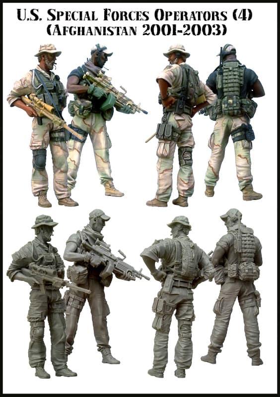 Diskon 10%!! Em- 35054 - U.S.Special Forces Operators (Afghanistan 2001-2003) - 4 - ready stock