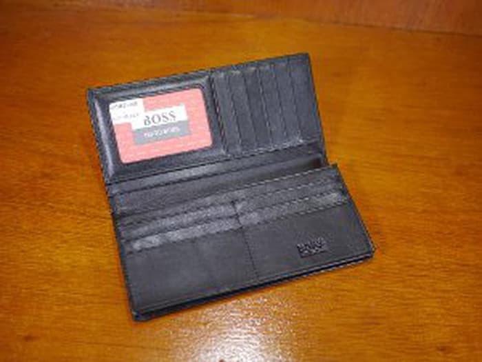 HARGA DISKON!!! Dompet Pria Panjang Import Hugo Boss Dp1603-08 Black Murah