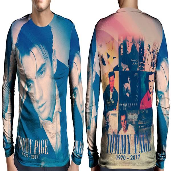 Kaos T-Shirt Lengan Panjang Full Print Custom Tommy Page Art 7