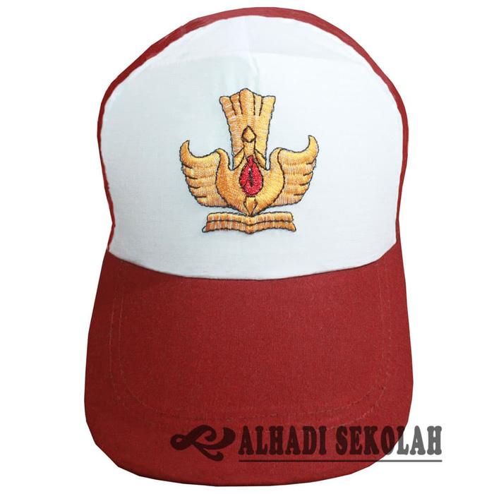 TERLARIS Topi Sekolah, Topi Seragam, Topi SD, SMP, SMA Bordir (TSS001) PROMO