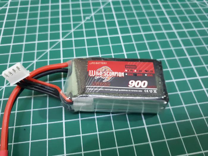 Hemat 10%!! Baterai Wild Scorpion 3S 900Mah 30C Xt60 Connector - ready stock
