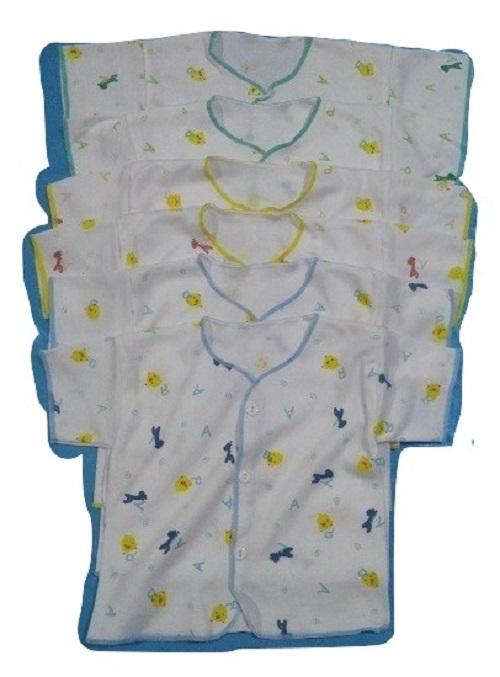 Baju Bayi Lengan Pendek Tanaka SNI 0-6 Bulan (1/2Lusin / 6Pcs)