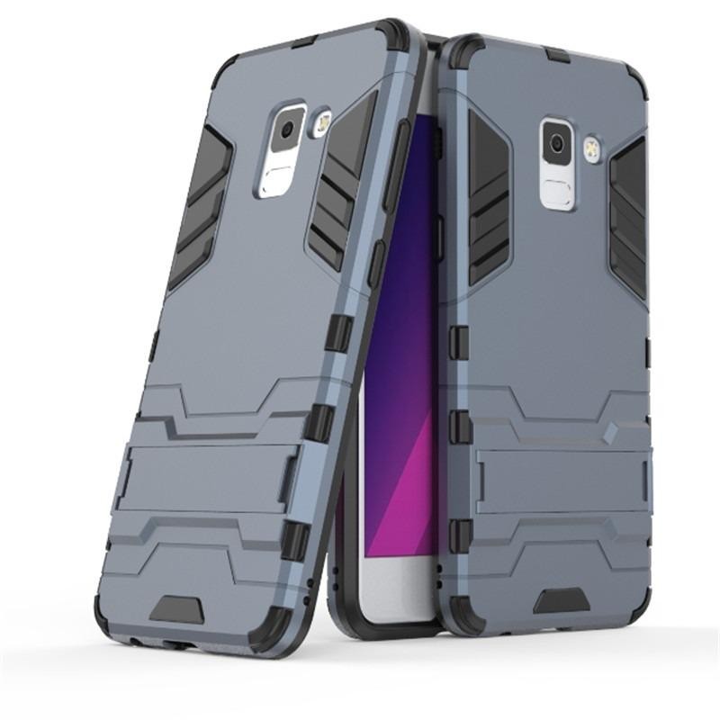 Accessories HP Transformer Rugged Kickstand Slim Armor Hardcase for Samsung Galaxy A8 2018
