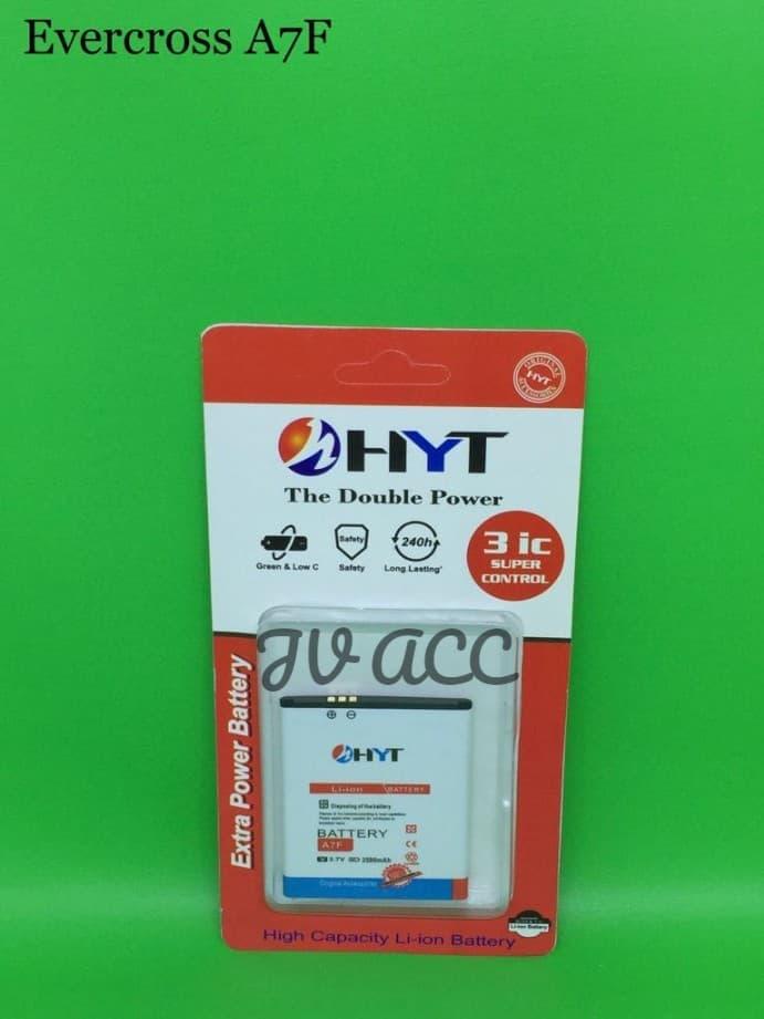 BATTERY BATERAI BATRE HYT DOUBLE POWER EVERCROSS A7F DOUBLE IC PROTECTION