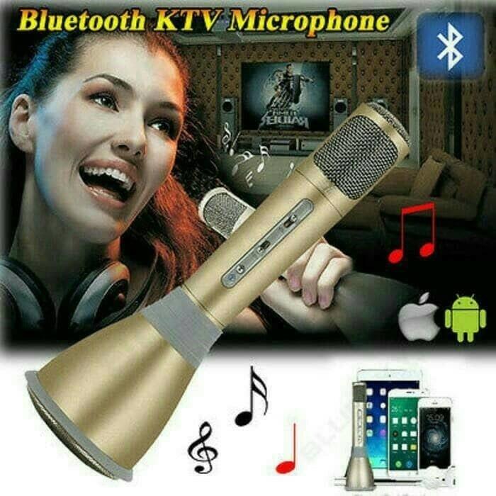 Referensi Speaker Aktif Mic Karaoke Portable Bluetooth Speaker - Mic for Smule KarSis TECKYO