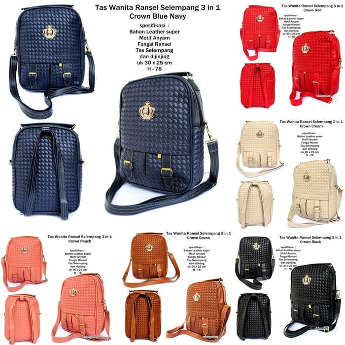 HOT PROMO!!! TAS RANSEL LV 3 IN 1 MONO - SLi383