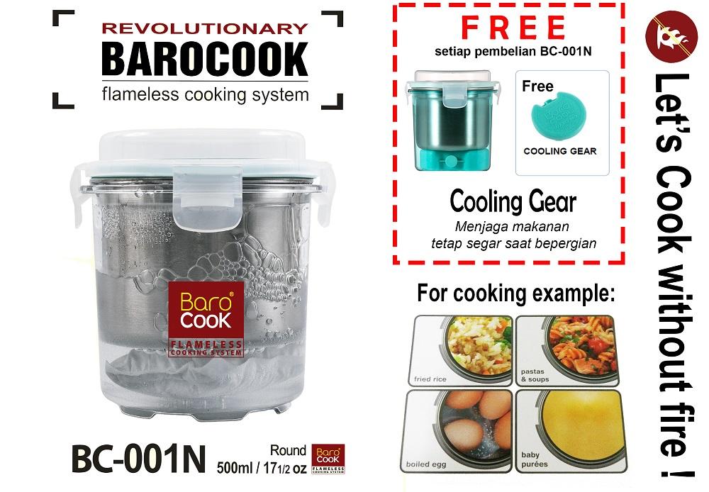 Barocook BC-001N (Penghangat makanan/bubur/sop bayi tanpa listrik/gas/api) - 500 ml
