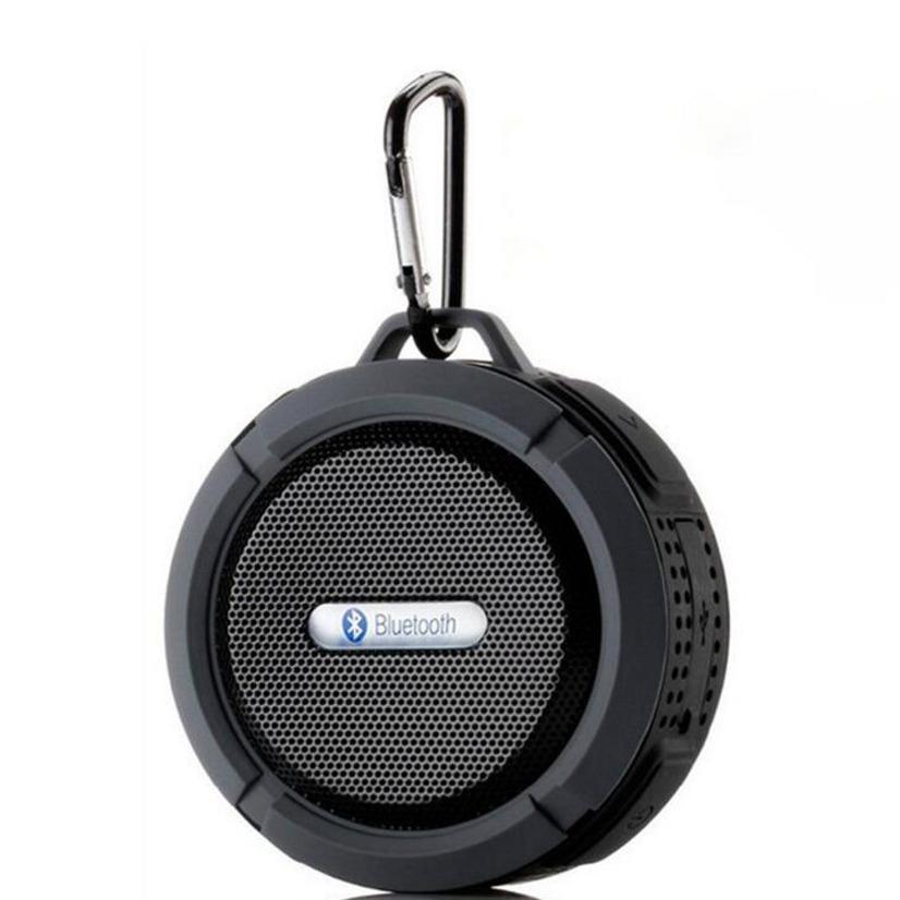 Speaker Bluetooth Portable Outdoor Camping C6 Sucting With Hook Support TF Card For Iphone Samsung Xiaomi Oppo Vivo Phone