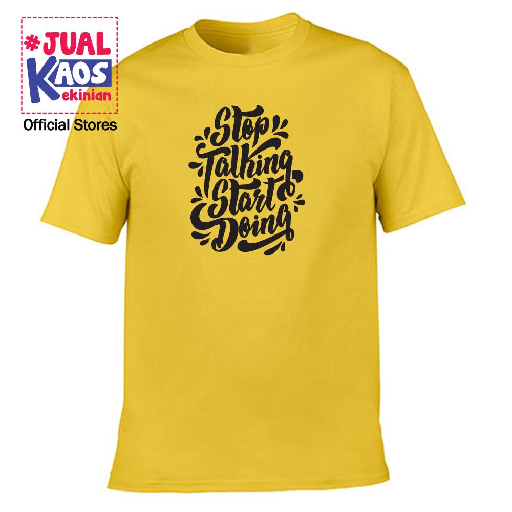 Kaos JP Jual Kaos Jualkaos motivasi murah pria / wanita / family / couple /distro/ motivasion quote/ stop thinking
