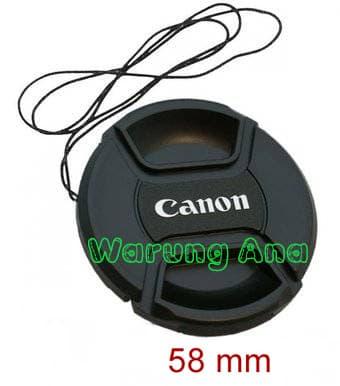 Promo Lens Cap Canon(Tutup lensa Canon) 58mm original