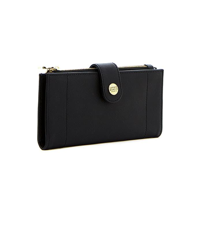 DOMPET WANITA SOPHIE MARTIN HITAM PANJANG BRANDED ORI ELDA W1528B5 HP / DOMPET FASHION KULIT WANITA HARIA KERJA KANTOR CEWEK / DOMPET IMPORT WANITA MODEL TERBARU MURAH