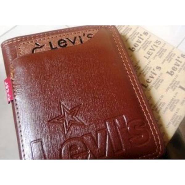 DOMPET PRIA KULIT MERK LEVIS- MOTIF KEREN- ELEGANT & BERKUALITAS - HJDF