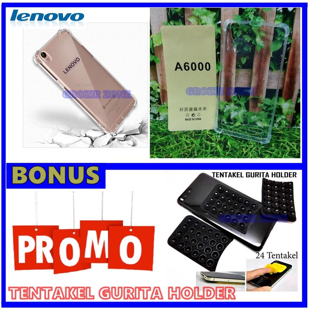 Back Case Soft Jacket / Anti Crack LENOVO A6000 - Bahan Lebih Bagus + Gratis Holder Gurita ( Grozir zone )