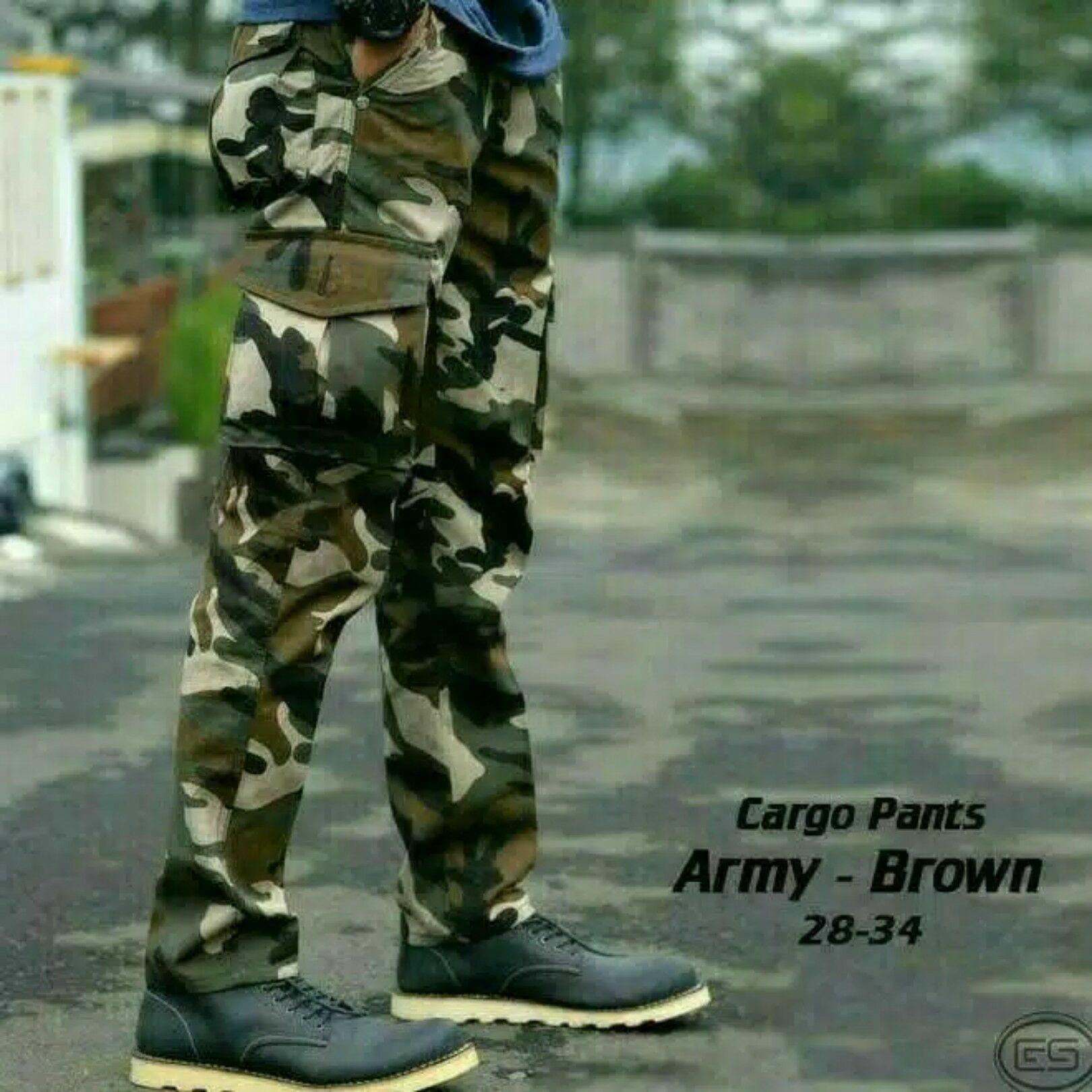 Celana tentara cargo pdl loreng army pemium