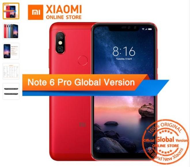 Xiaomi Redmi Note 6 Pro Ram 4GB 64GB Global Version Dus Oren Original