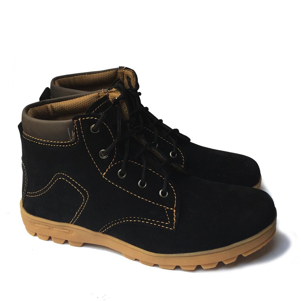 ALBI Sepatu Boots Sepatu Biker Sepatu Touring Formal & Casual - Hitam