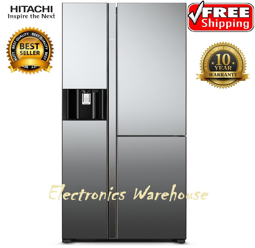 Hitachi Kulkas Made In Japan RM80AGPGD4XM-Mirror Luxury Series Free Ongkir Jabodetabek