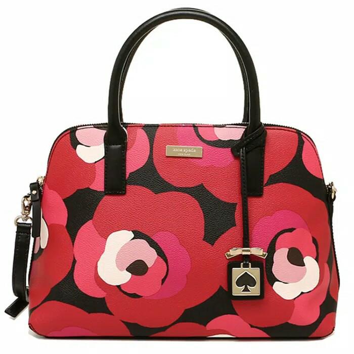 DISKON Tas Kate Spade Rachelle Deco Rose Original