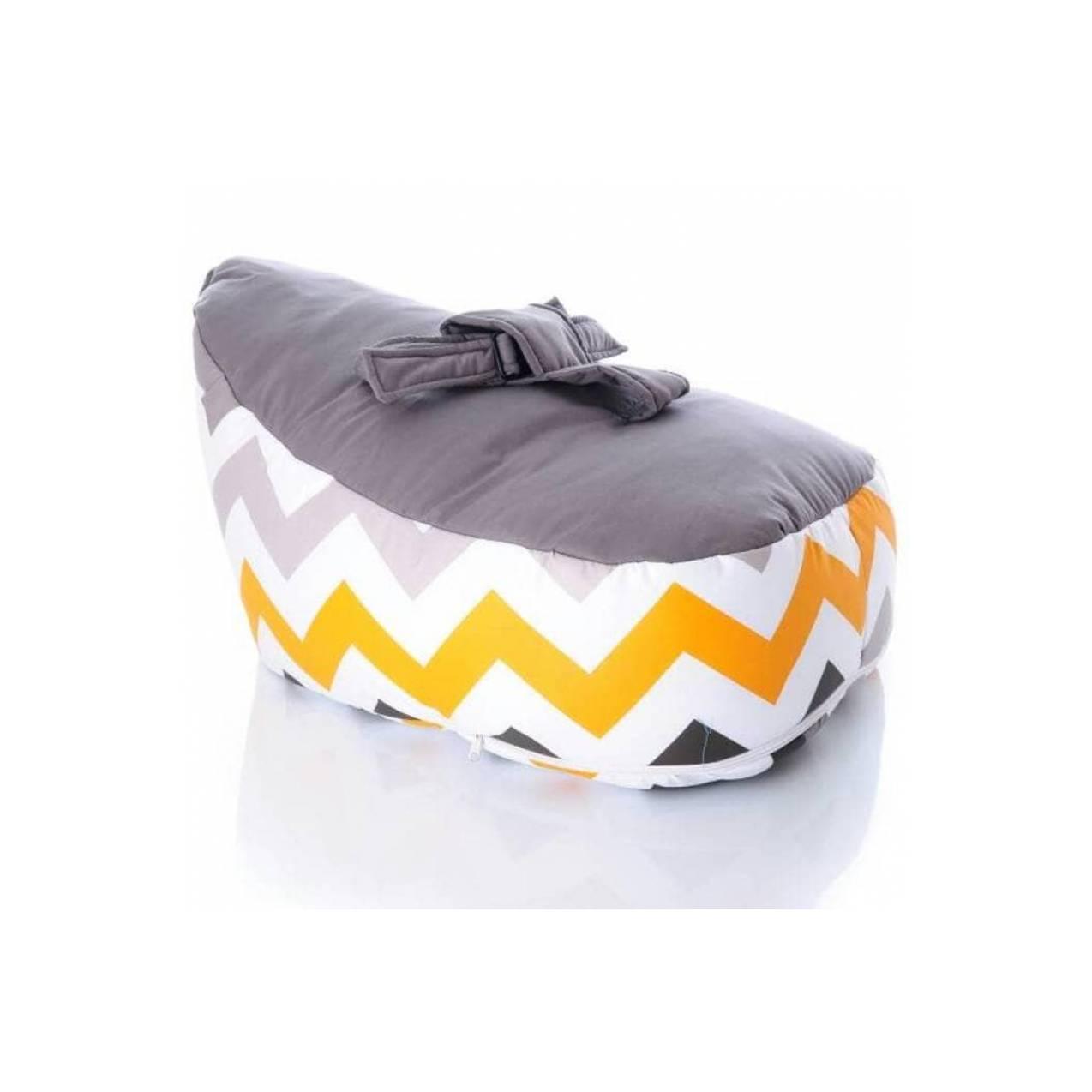 Baby bean bag chevron Grey Yellow dan Bedcover Set Orange Dino