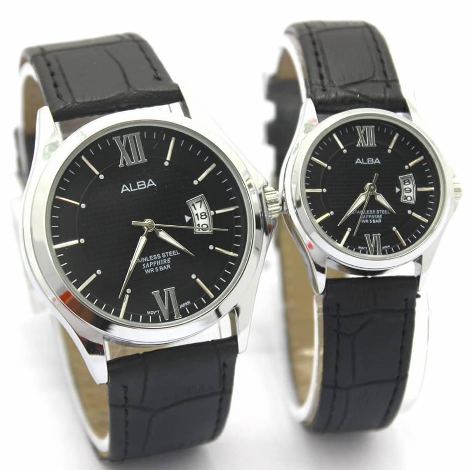 Harga Jam Tangan Couple Alba Al581715ny Jam Tangan Pria Dan Wanita Tali