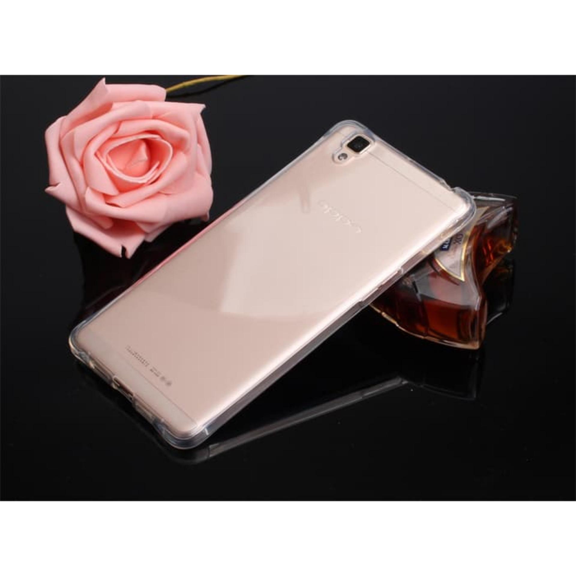 Case Anti Crack / Anti Shock Softcase Tahan Benturan for Oppo ( R7s ) - Bening