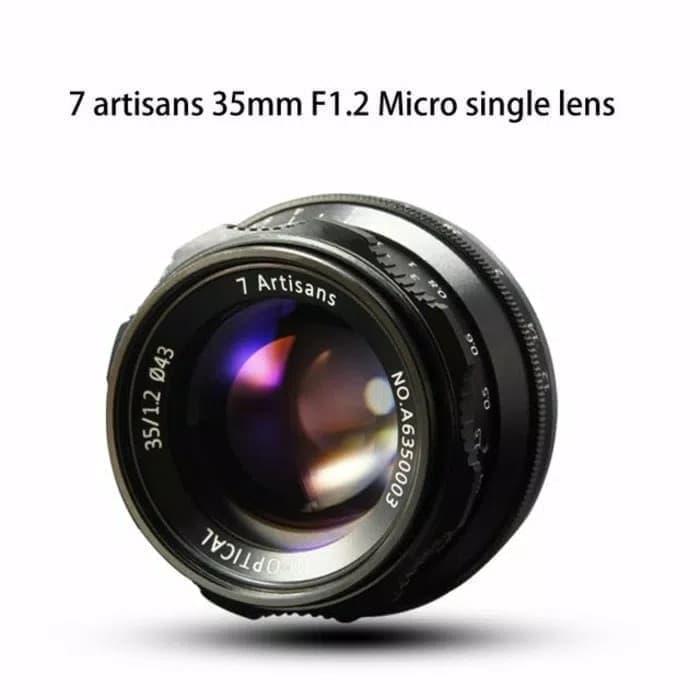 Lensa 7artisans 35mm F1.2 For Canon Eos M