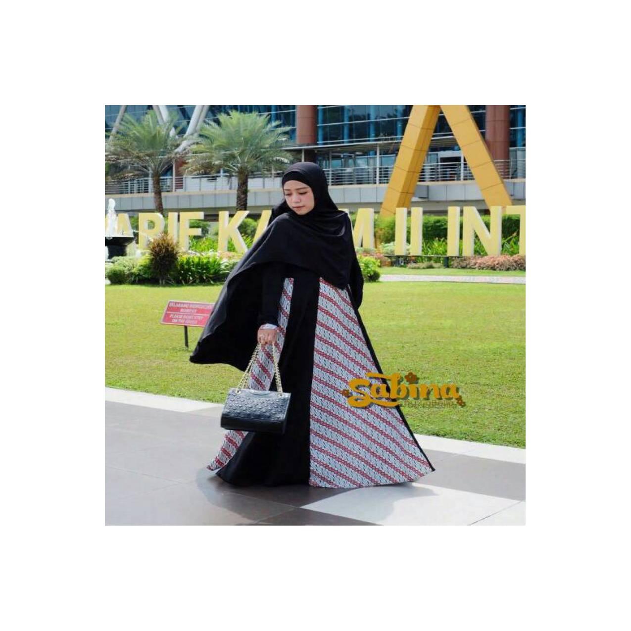 gamis syari batik busui ada sz xs-xl SABINA BY LABELLA