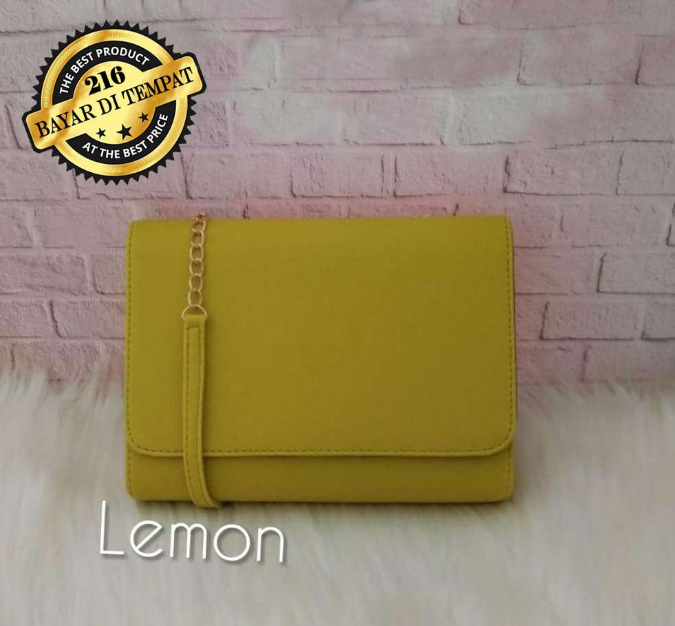 Tas Wanita Clutch RING MINI - Tas Selempang Hitam