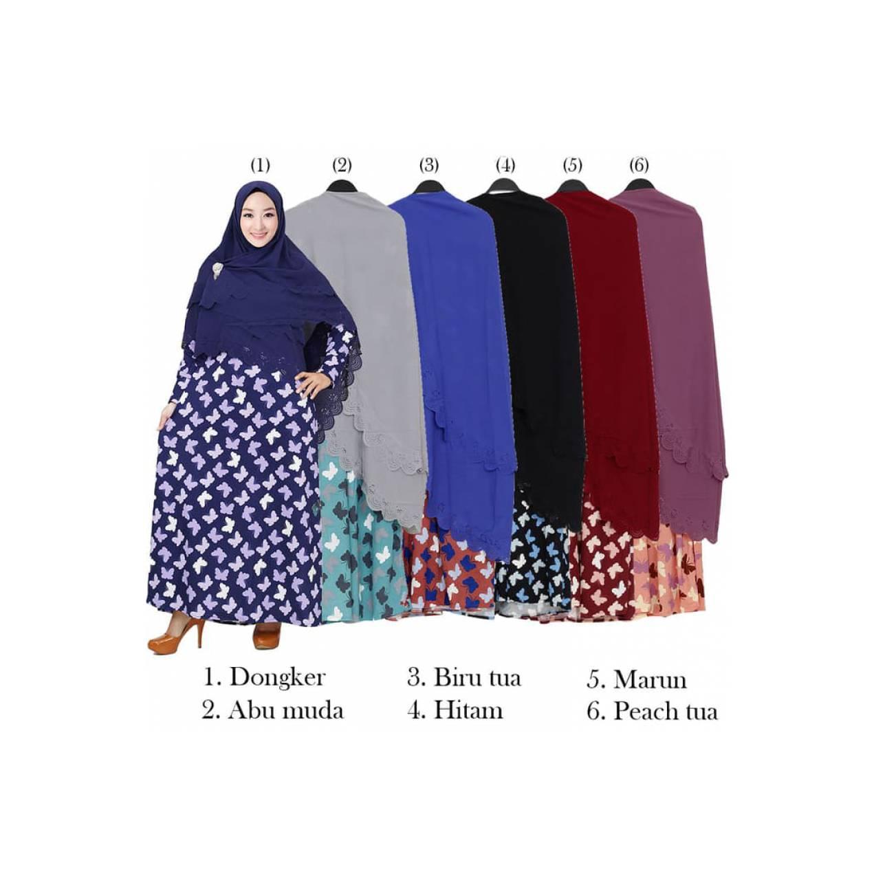 GKS-1539 Gamis Syar'i Cantik Spandek Misby