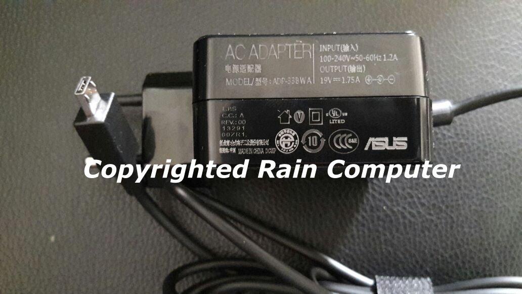 Adaptor Charger Laptop ORIGINAL ASUS E202 E202s X205T TP200 TP200S TP200SA TP200SA 19V 1.75A Mini/micro USB