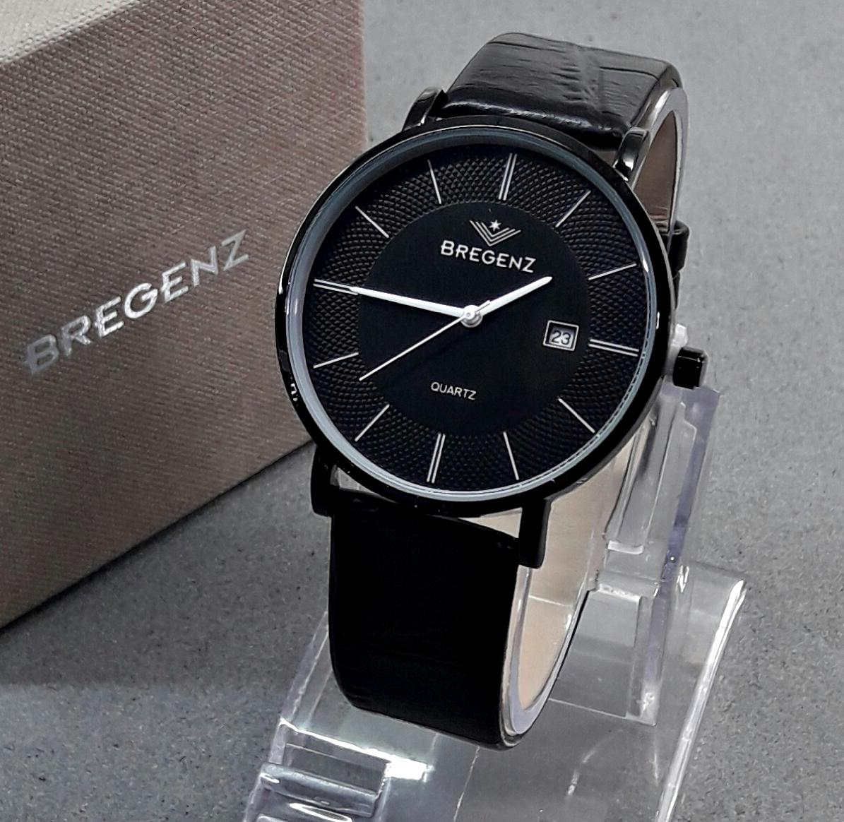 Jam Tangan Pria Bregenz Leather Tanggal Original