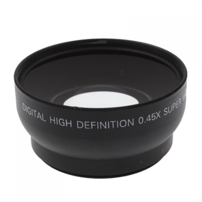 Promo Lensa Wide Angle Lens with Macro 0.45X 52mm for Nikon original