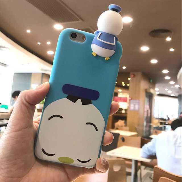 Casing Hp Casing 3D Cartoon Disney Tsum Tsum for iPhone 7/8 Murah Lucu