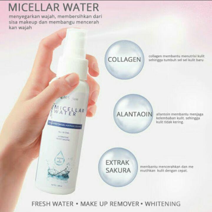 Micellar water ms glow by cantik skincare original bpom