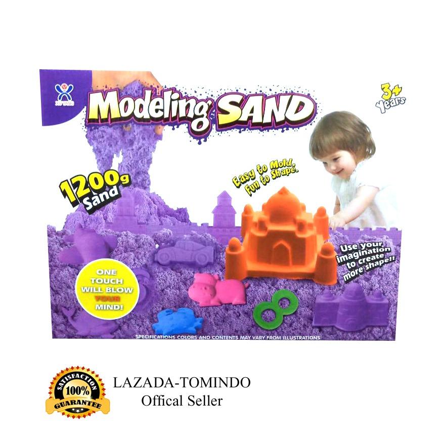 Tomindo Toys Modeling Sand 1240 - W3168 / mainan anak / pasir kinetik / mainan pasir / playsand