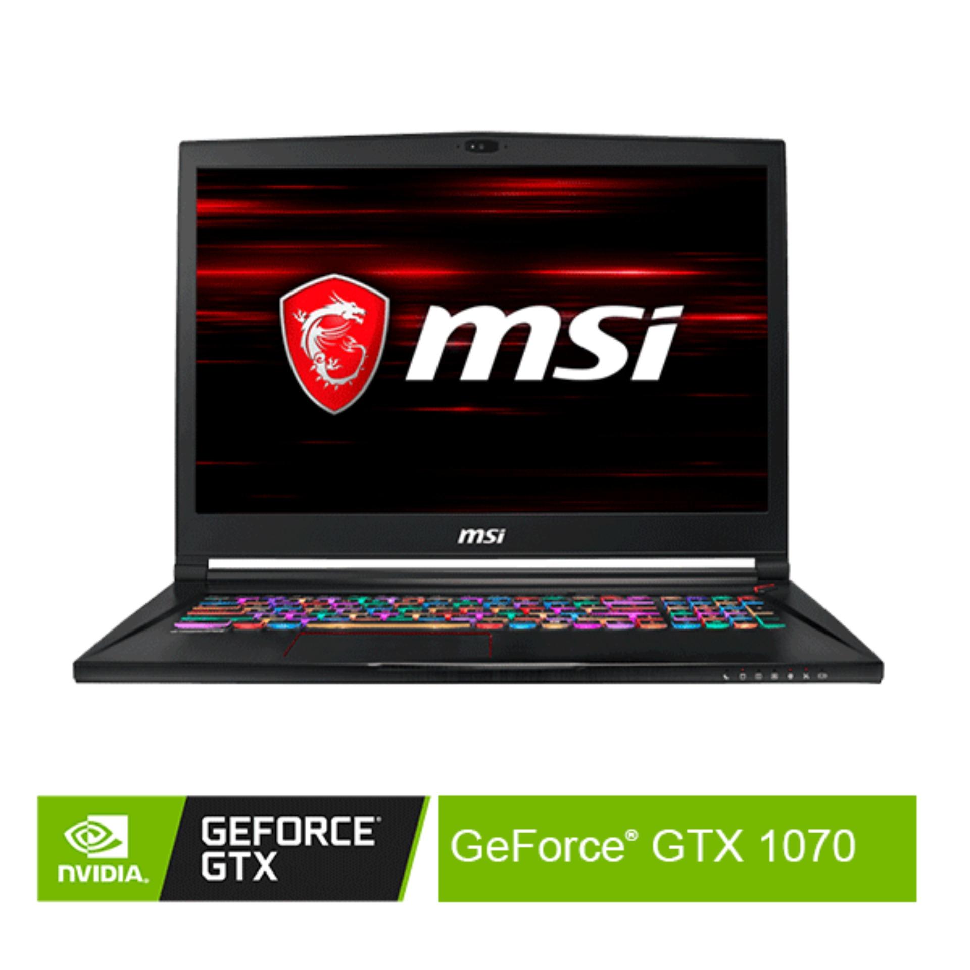 Nvidia GeForce Official Store - MSI GS73 8RF - i7-8750H_1TB/256GB-SSD_32GB_GTX1070-8GB_Win10Home LAPTOP GAMING