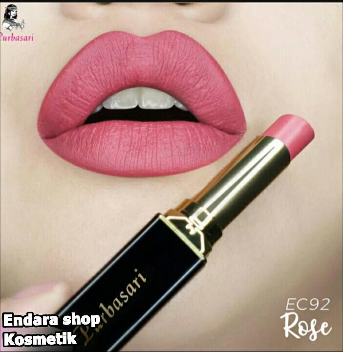 Endara Lipstik purbasari matte No.92 Rose
