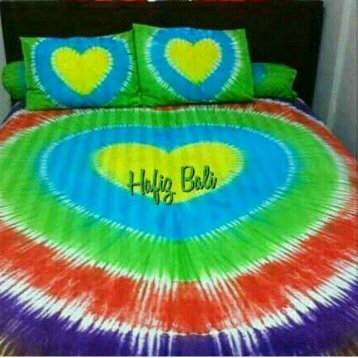 Sprei Bali Katun Tiedye Love 003