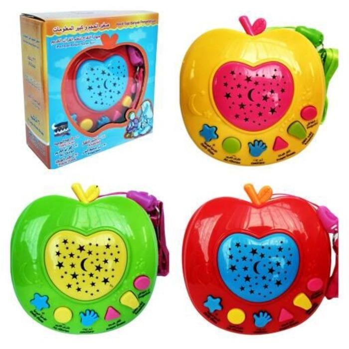 Apple Alquran Apple Learning Qur'an - Apel Learning Mengaji Anak Qur'an Ukuran Besar / Mainan Edukasi Muslim Apple Quran - Random Color