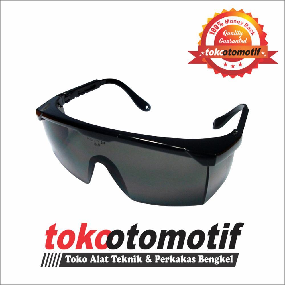 Kacamata Las Hitam / Kacamata Safety Kacamata Bengkel Mekanik Gerinda