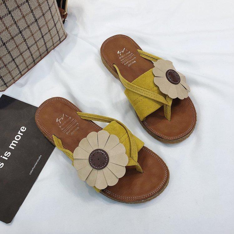 Sandal Korea Fashion Style Sandal Wanita Pantai Siswa (Hijau)