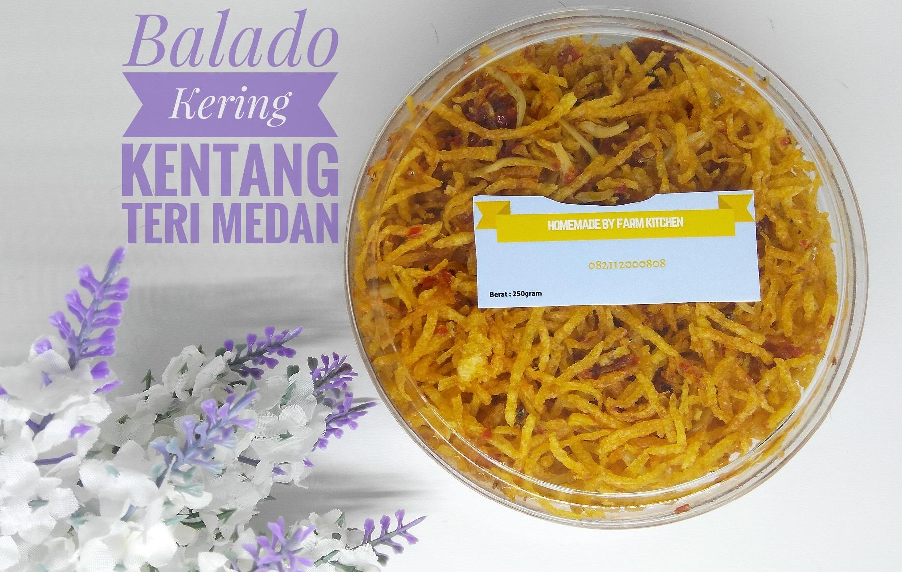 Balado Kering Kentang Teri Medan