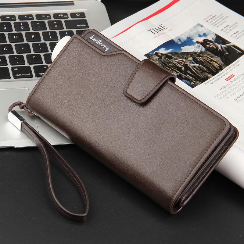 Dompet Pria Panjang Baellery ASLI / Dompet Baellerry Kulit Sintetis PU Leather Premium High Quality - Dompet Eksekutif Panjang Banyak Slot Kartu / Dompet Baellerry Original Panjang Untuk Cowok / Dompet Panjang Cewek Wanita Keren Impor Very Good Quality
