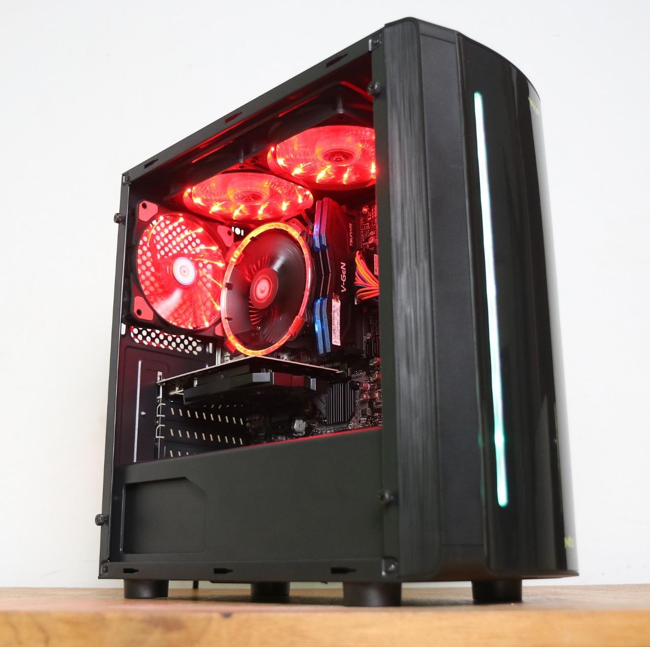 Rakitan Komputer PC GAMING 7juta - RED LIGHT Tembus 90FPS